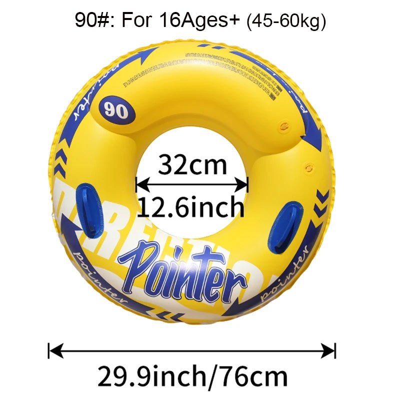 Double Balloon Inflatable Swimming Ring,Beach toys Pool Floaties for Adults,Swim Inner Tube for Pool