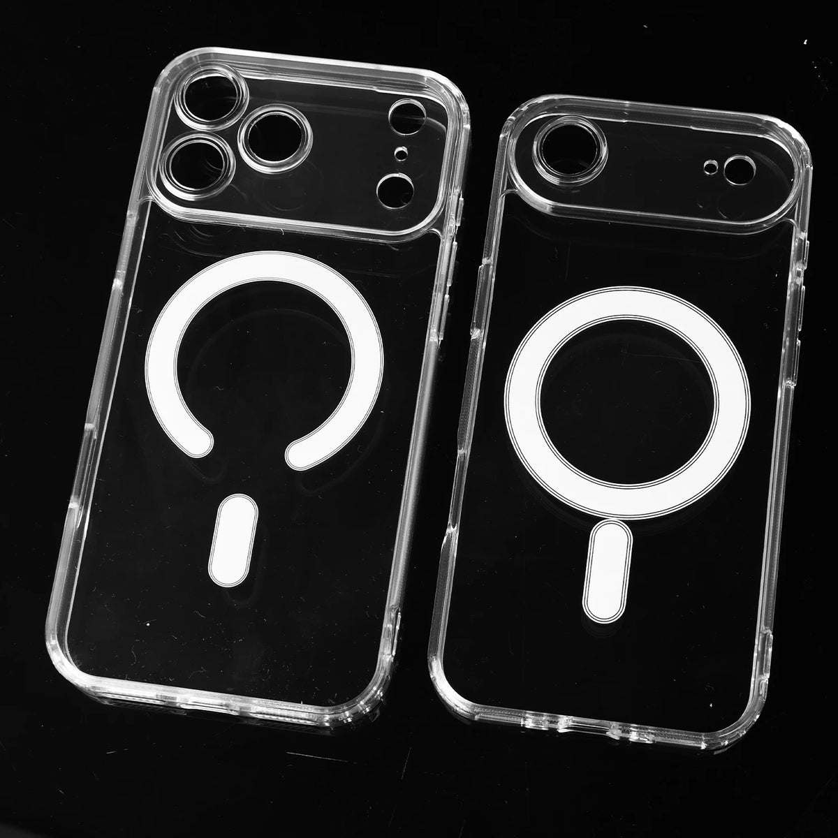 Clear Magnetic Case For iPhone 17 Pro Max Air 16 15 14 Plus 13 12 11 Phone Original Cover For Magsafe Transparent Hard Shell