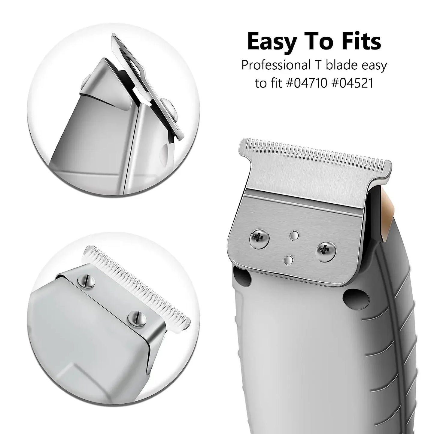Pro Replacement T Blade Compatible with Andis Trimmer Outliner, GO,GTO,GTX, SL, SLS Headliner LS2,LS3 ,Ceramic & Carbon Steel