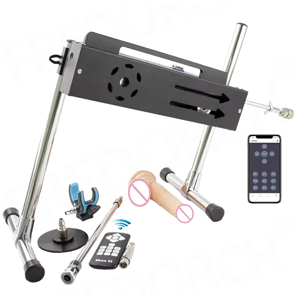 F21S-200W Powerful Sex Machine F21S Automatic Masturbation Toy with Dildo Attachments Wireless/Wired Control App Compatible for Men And Women