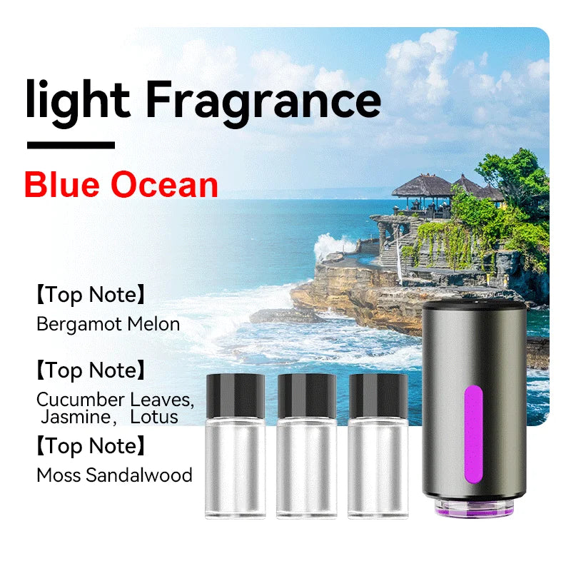 Huitai Car Aromatherapy Machine Car Air Outlet Freshener Auto Air Diffuser Electric Aroma Smell Perfume Car Accessories for Men