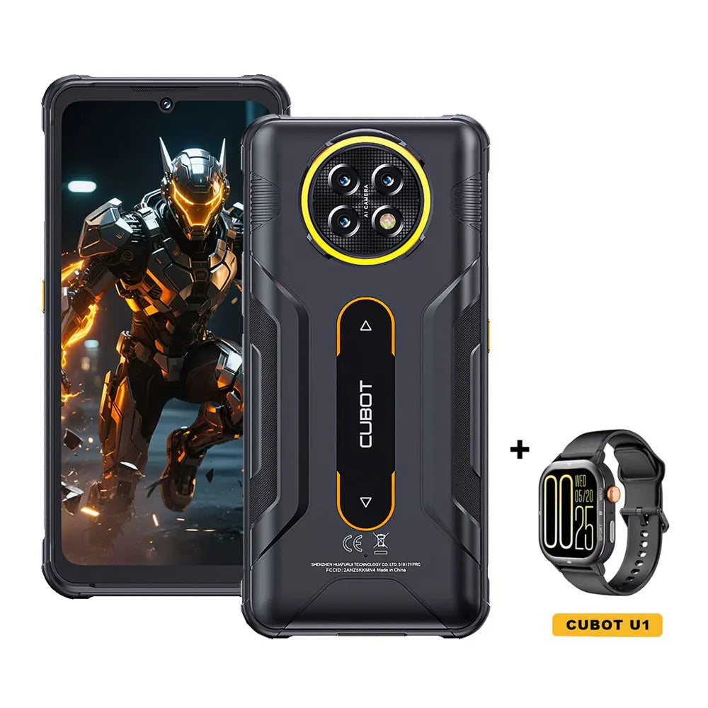 Rugged Smartphone Android 16, Cubot KingKong ACE 5, 20GB RAM(8+12GB), 256GB ROM, 10200mAh Battery, 6.745" 120Hz Screen, 48MP,NFC