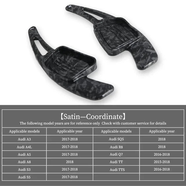 For Audi A3 A4L A5 A8 S3 S5 SQ5 Q7 R8 TT TTS Auto Steering Wheel Rear Shift Paddle Car Shift Equipment Semi Automatic Clutch Red