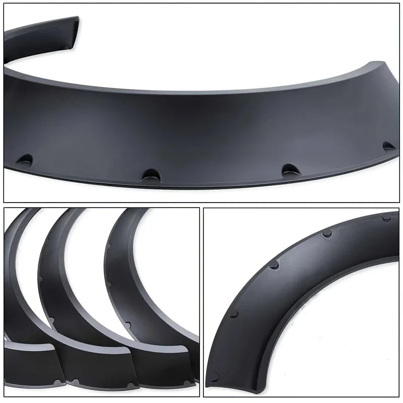 Car Modification With Wide Body Wheel Arches And Mudguards Suitable For SUVs And Off-Road Vehicles With Widened Wheel Arches