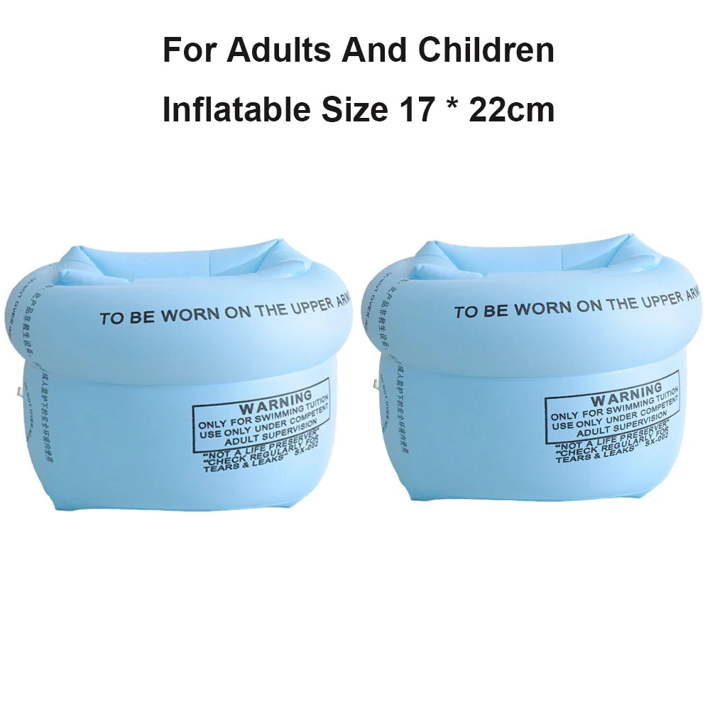 1Pcs Inflatable Pool Float Swim Arm Ring Swim Tube Swim Accessory Summer Water Sports Inflatable Buoyancy Armbands 