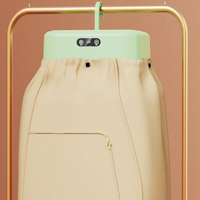 New Mini Portable Dryer Foldable Electric Dryer Intelligent Timed Fast Drying Household Cabinet with Drying Bag Compact Travel