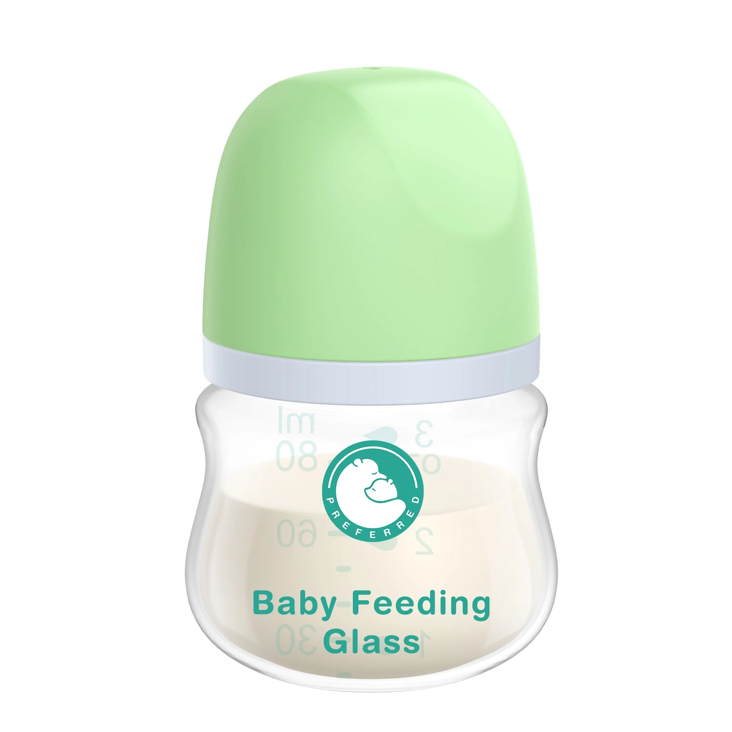1PCS Newborn Feeding Bottles 90ML/160ML Baby Bottle Glass Bottles Anti-flatulence Milk Feeding Bottles Infant BPA free