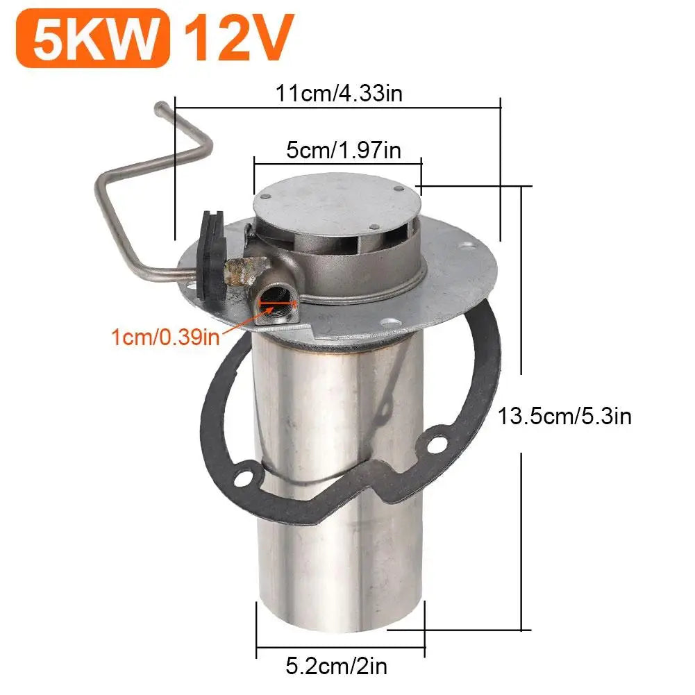 5KW Car Diesel Parking Heater Burner Combustion Chamber Combustor Gasket Car Truck VAN Camper Heater Accessories