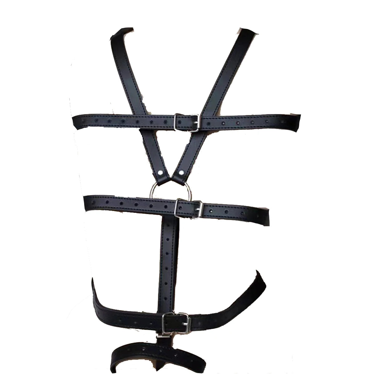 BDSM Bondage Women Garter Set Leather Cage Bra Mesh Harness Sexy Woman Toadette Costume Sexy Goth Fetish Lingerie Sex Adult Game