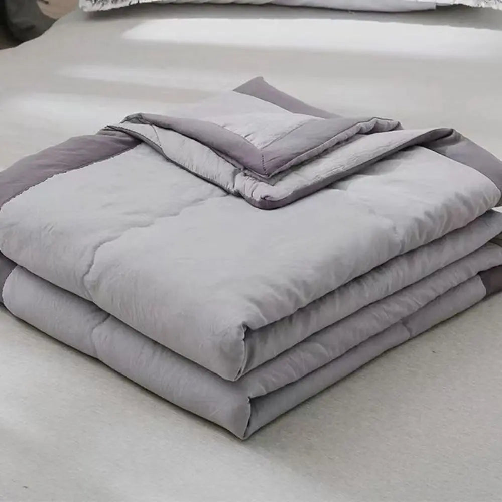 New Double Sided Cooling Blanket Cold Effect Skin-Friendly Conditioning Quilt Breathable Solid Color Cooler Quilt Spring Summer