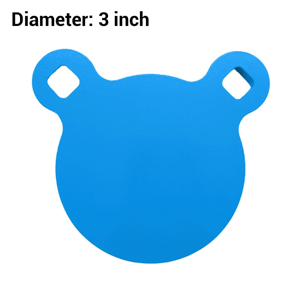 AR500 Steel Target Metal Shooting Target Plate Hanger Target for Long-range Airsoft Pistol Rifle Shooting Training Practice