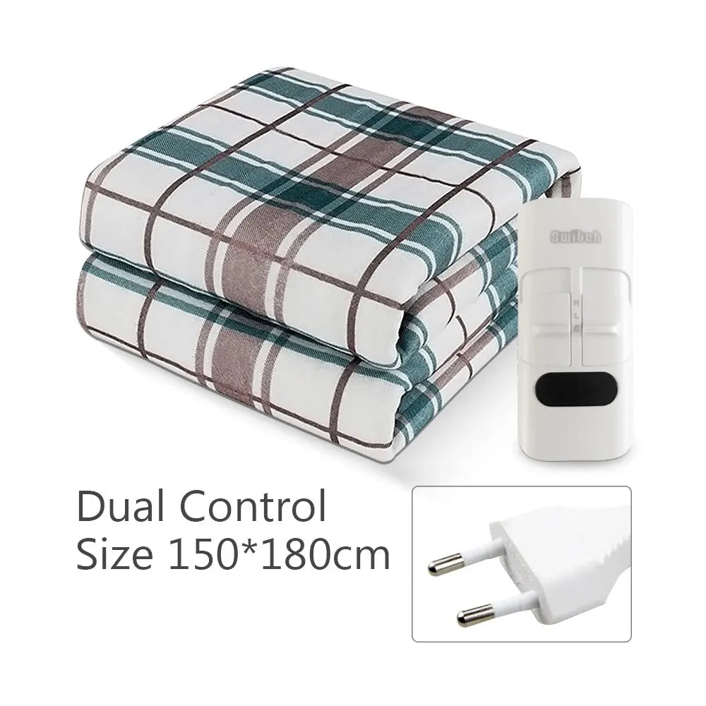 Electric Blanket Heated Mattress 70cm/120cm/150cm Thicker 220V/110V Heater Blanket Electric Winter Body Warmer Home EU/US Plug