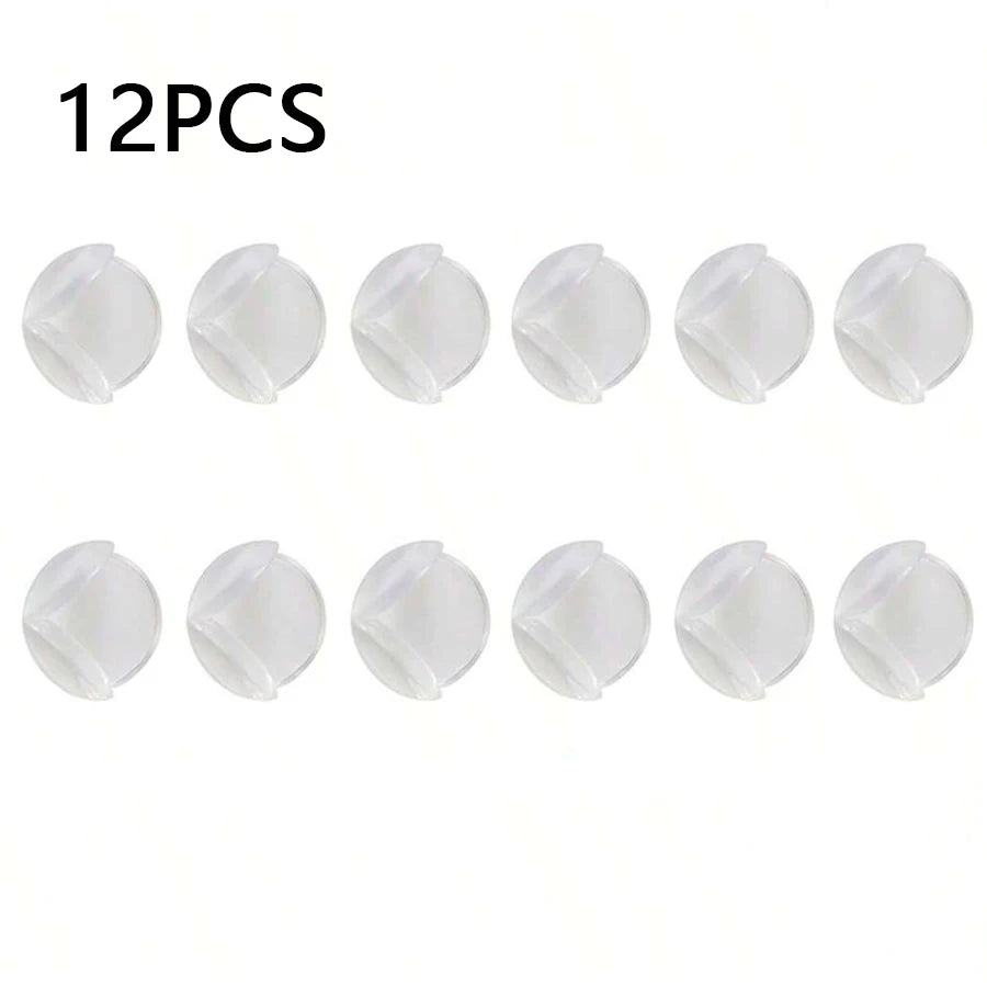 12Pcs Child Baby Safety PVC Protector Table Corner Edge Protection Cover Anticollision Edge & Guards 12Pcs Child Baby Safety PVC