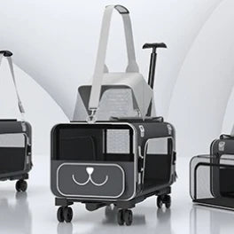 Pet Go out Trolley Portable Shoulder Bag Small Dog Cat Carrier Travel-friendly Pet Transport