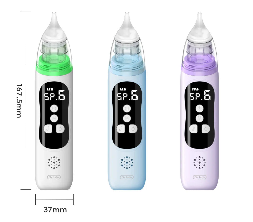 MAMIJOY Electric Nasal Absorber Silent Baby Obstruction Rhinitis Cleaner Nasal Aspirator Nasal Mucus Cleaning Tool Fro Newborn