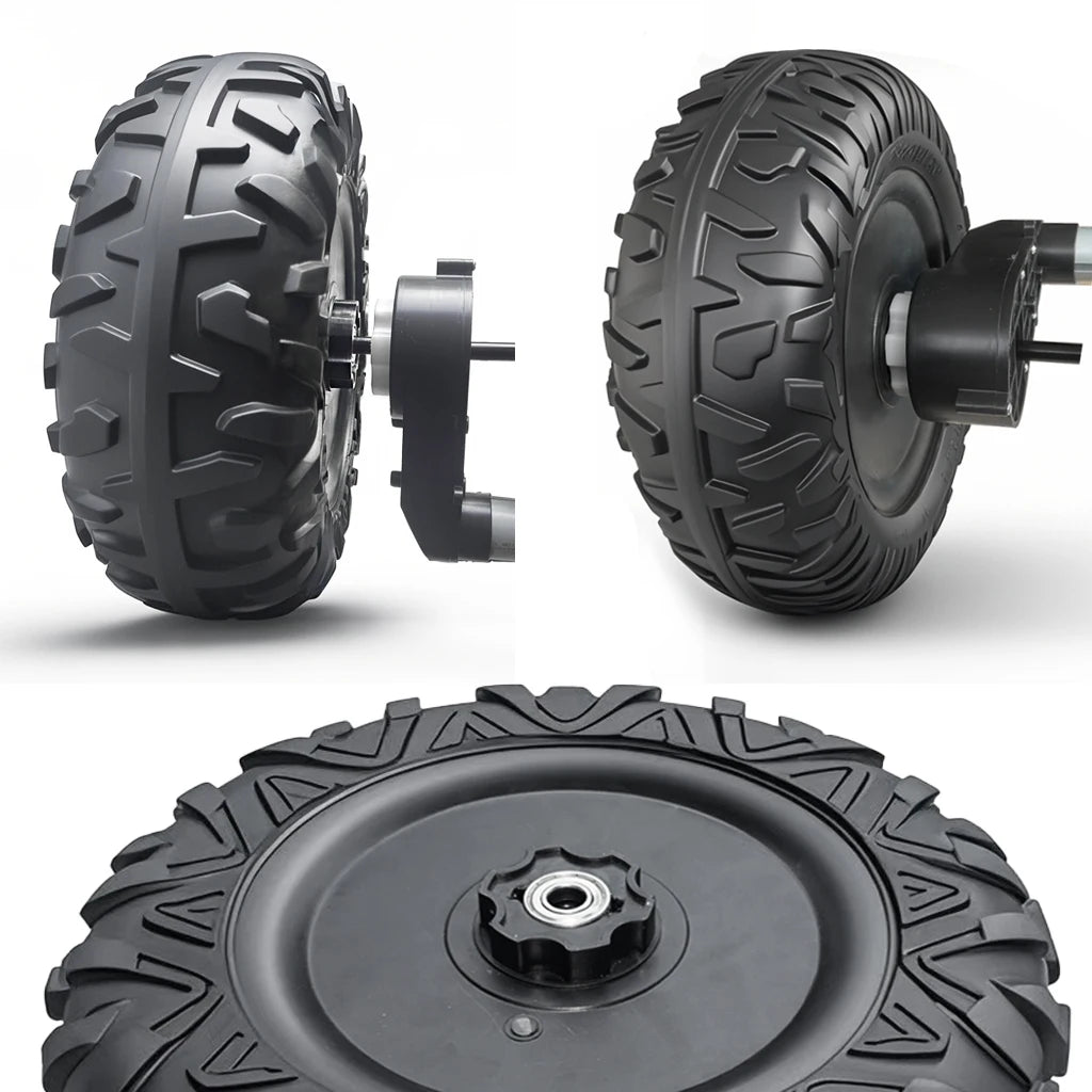 33CM/13'' 25CM/10'' PU Solid Rubber Tire for Children Electric Ride on Toy Car Power Wheels Alligator Tires Wheels Upgrade Part