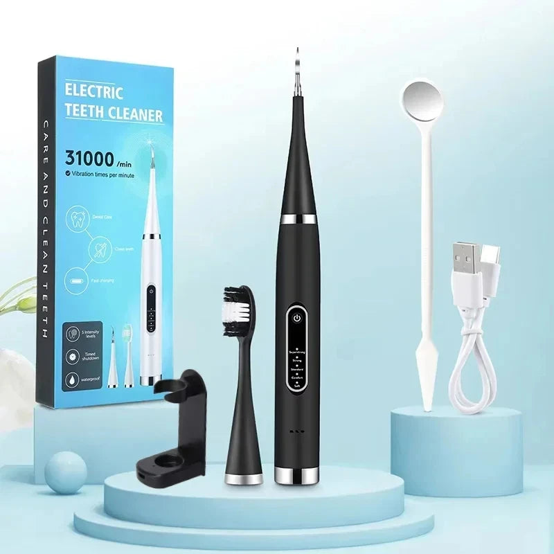 Ultrasonic Electric Sonic Dental Scaler Stain Tartar Calculus Remover Teeth Whitening Cleaning Oral Irrigator Electric