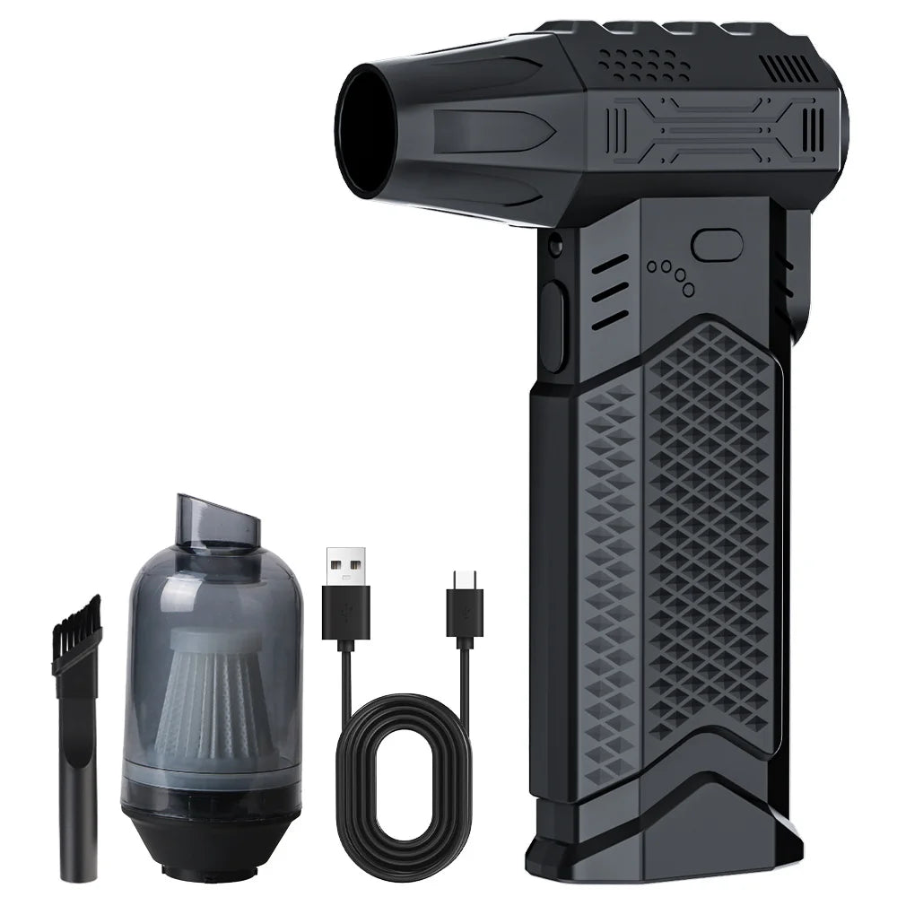 Blower Car Vacuum Cleaner Turbo Fan Violent Jet Fan Cleaning Blowing Tools Auto Dust Collector Portable Air Duster Hair Dryer