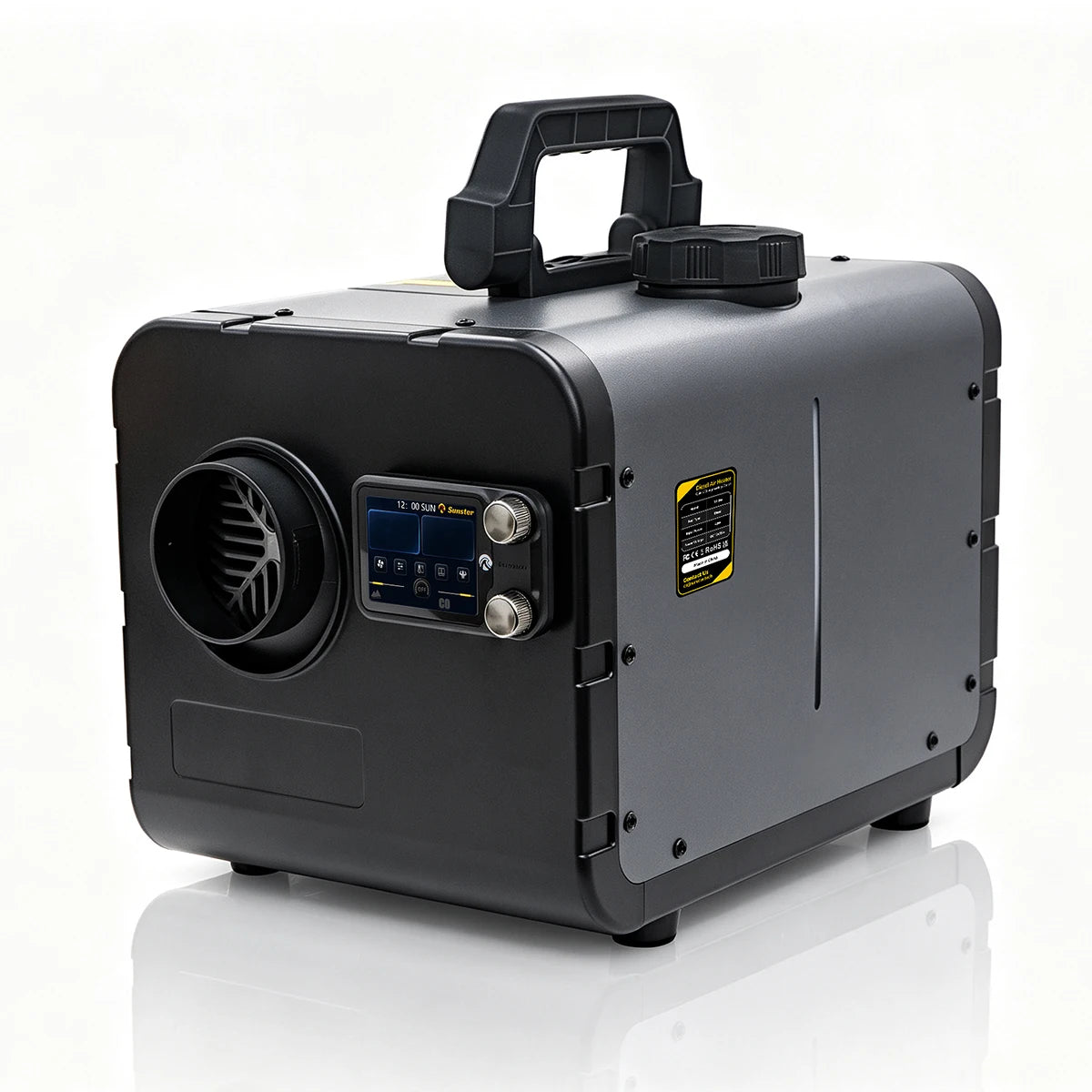 8KW Diesel Air Heater WiFi &Bluetooth App Control 12V/24V DC & 110-240V AC Dual Brushless Motor CO Monitor Remote Parking Heater