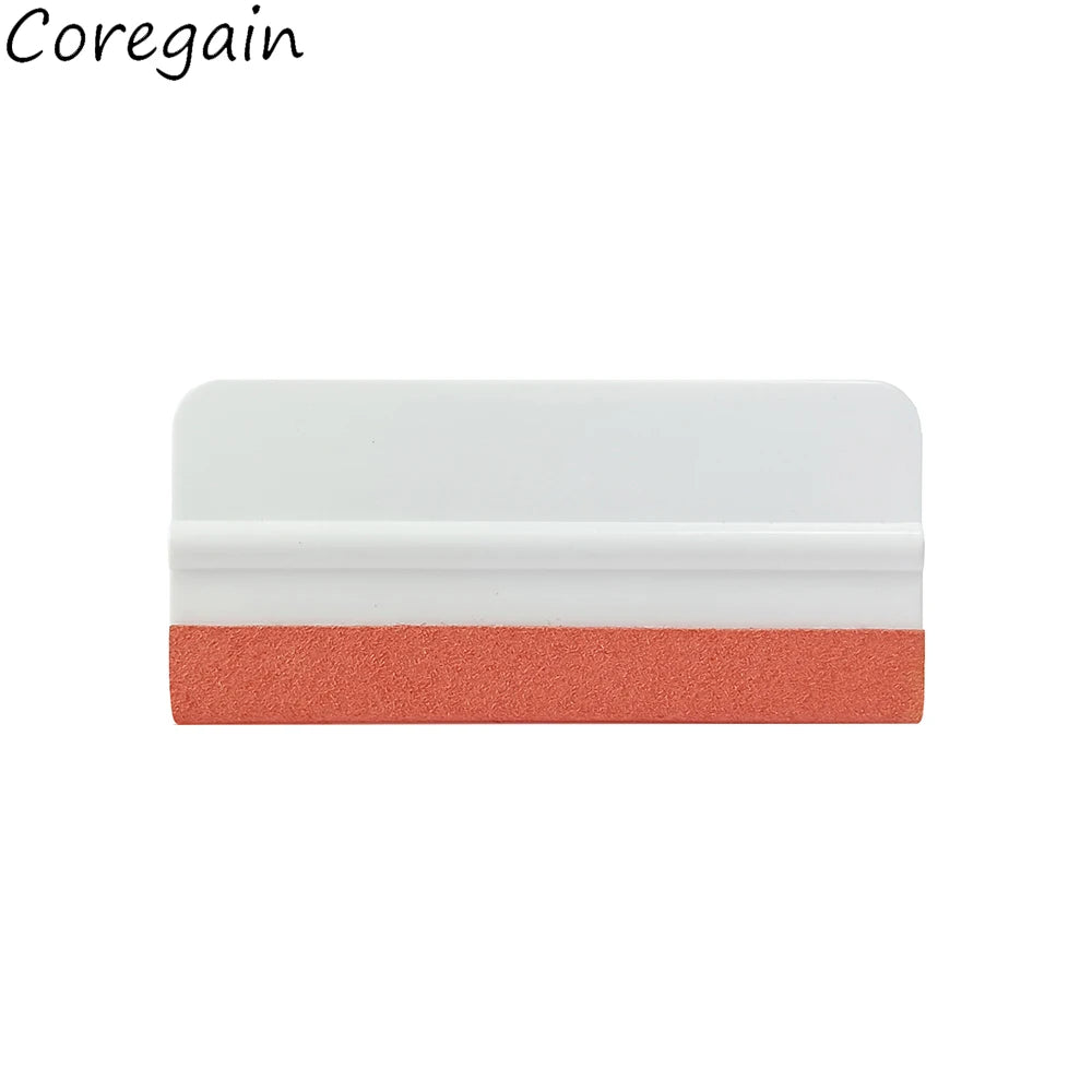 10x4.5cm Felt Fabric Cloth Suede Card Squeegees Carbon Fiber Vinyl Car Wrap No Scratch Scraper Window Tint Tools