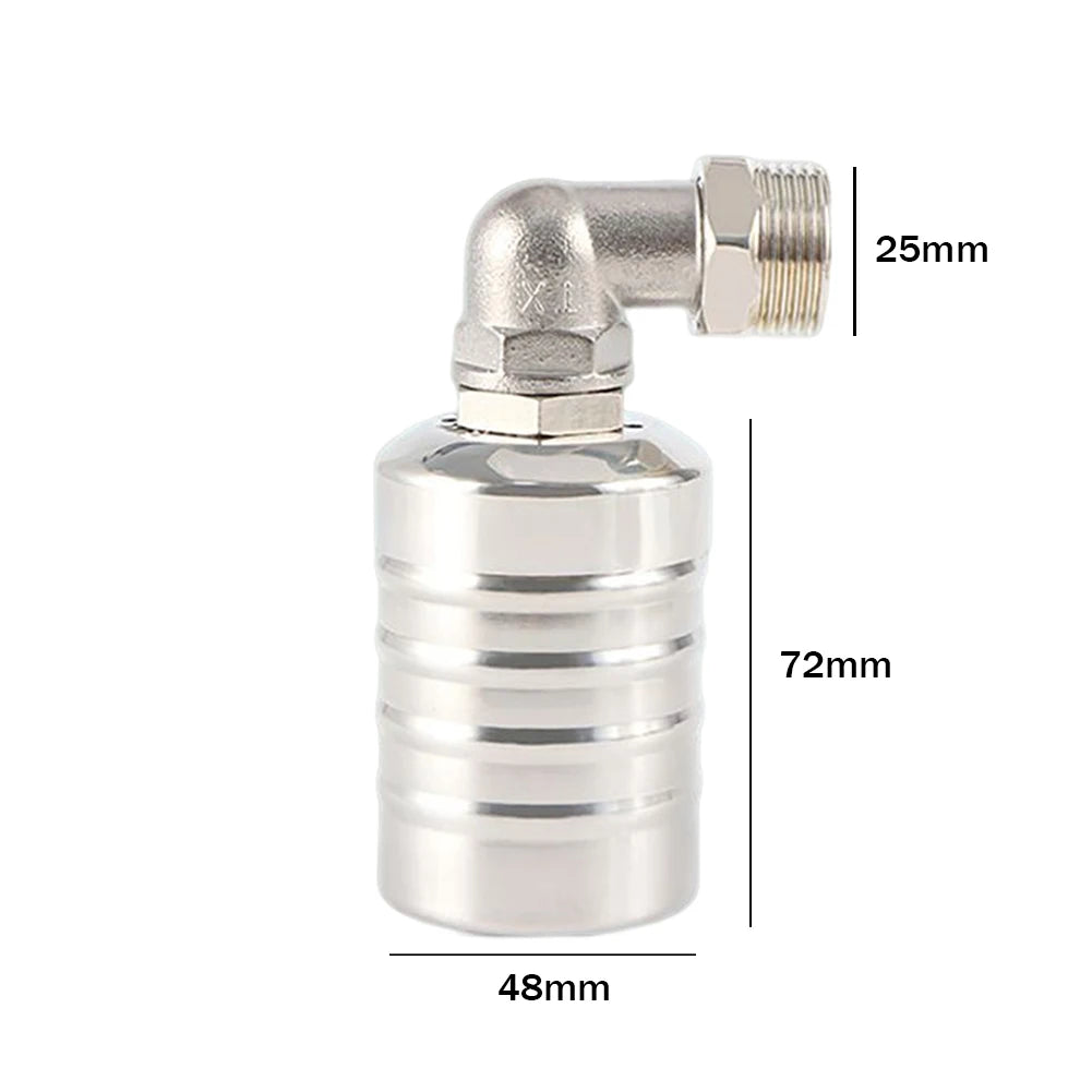 Stainless Steel Floating Ball Valve Automatic Water Level Control Valve 1/2 3/4 Float Valve Water Tank Water Tower Shutoff Valve