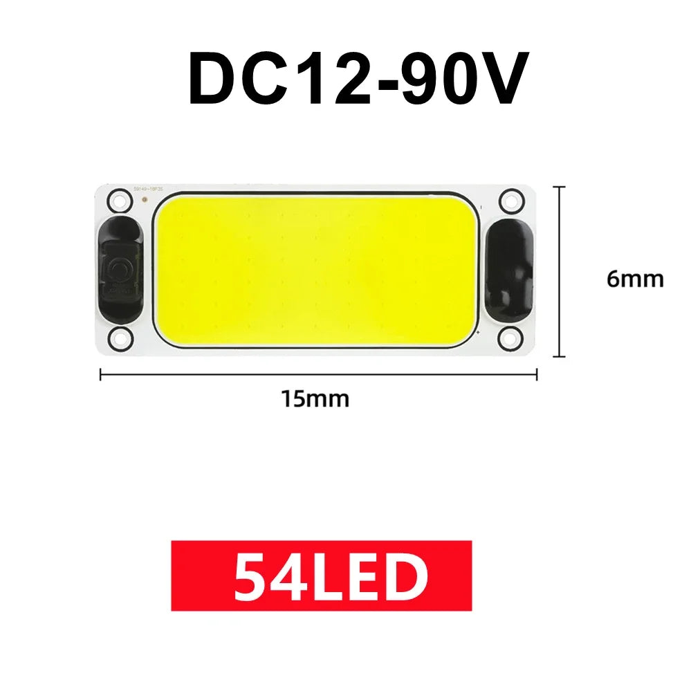 2~1PCS Ultra-bright LED Light Source with Switch Chip Reading Night Light 12-90V Interior Light Ceiling Lamp Car Camper Boat