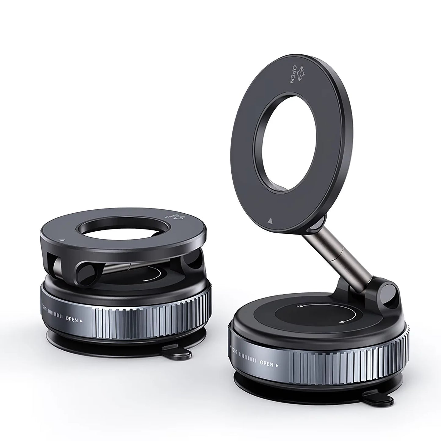 K007 Magnetic Phone Holder 360° Three-Axis Folding Car Mount Strong Magnet Dashboard Desk Stand for iPhone 16 15 Xiaomi Samsung