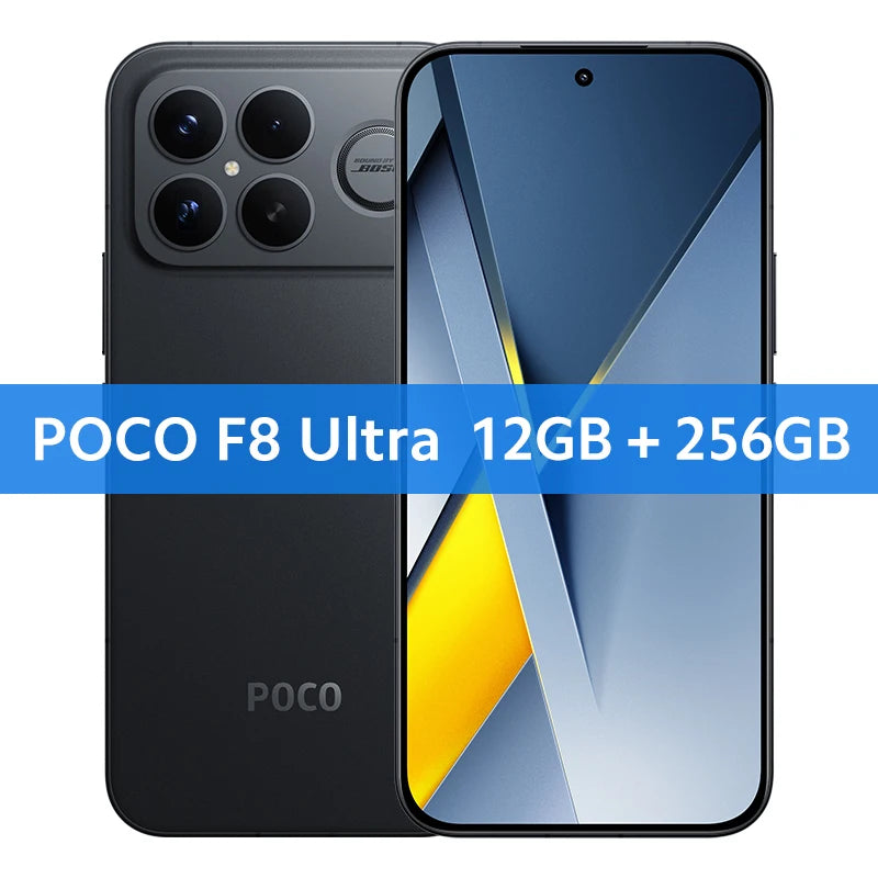 Global Version POCO F8 Ultra Sno Dragon 8 Elite Gen 5 Smartphone camera 6500mAh battery "6.9Hz 50MP NFC display