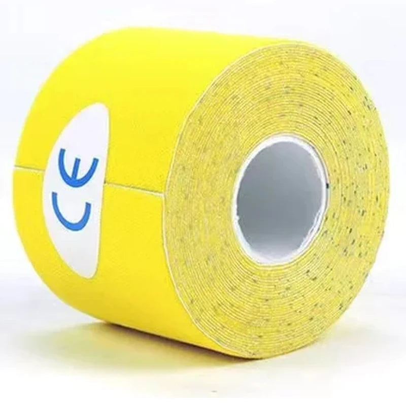 5CM*5M Kinesiology Tape Athletic Recovery Elastic Tape Kneepad Muscle Pain Relief Knee Pads Support for Gym Fitness Bandage
