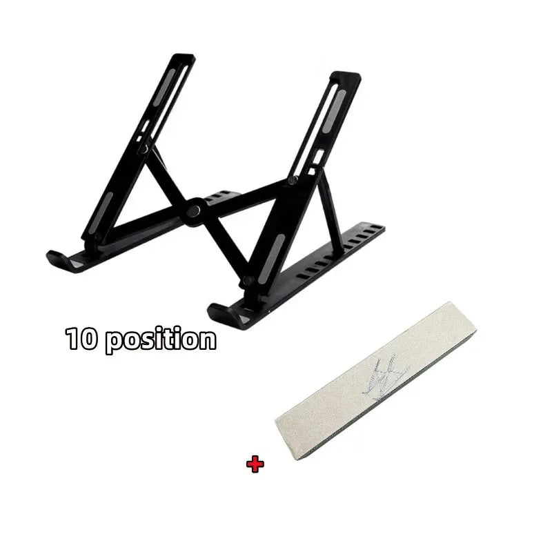 Foldable Portable Laptop Stand Adjustable Computer Monitor Holder for MacBook iPad Air Tablet Notebook Base Desk Mount
