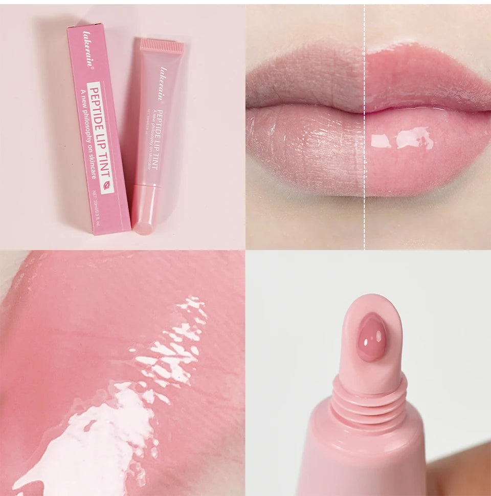 4pcs /set Moisturizing Lip Glaze Mirror Glass Long Lasting Lip Gloss Liquid Lipstick Makeup Glossy Lip Care Cosmetic