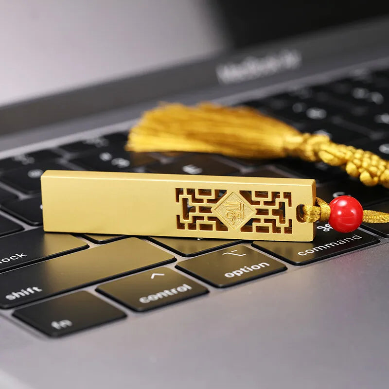 BINFUL metal Chinese style USB 512GB 256GB 16GB 32GB 64GB U Disk Creative USB Flash Drive usb stick pen drive flash Custom LOGO
