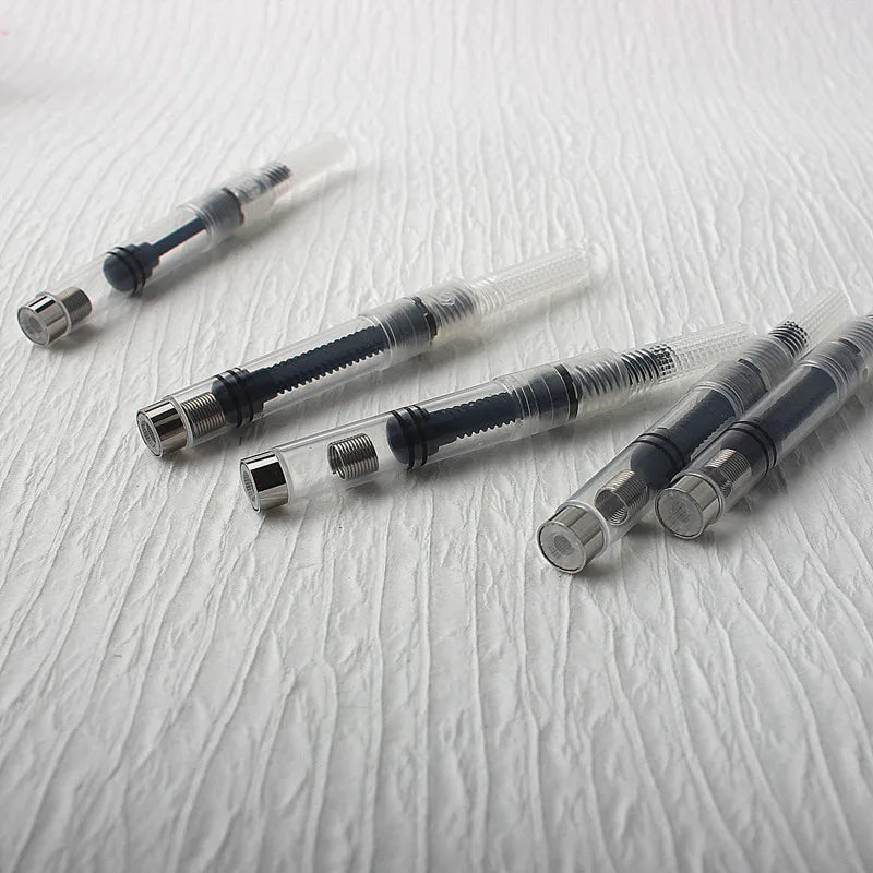 6pcs Rotary Ink Absorber Filler Cartridge Ink Converter Fountain Pen Ink Suction 2.6mm/3.4mm Caliber Pen Parts