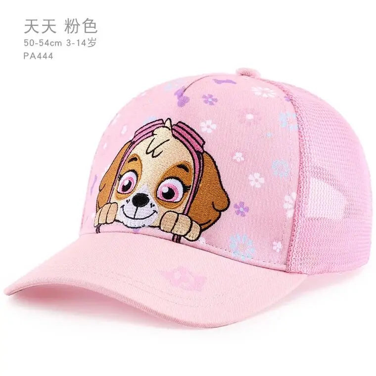 Genuine Paw Patrol Baseball Cap Cartoon Character Outdoor Sports Hat Cute Comfortable Sunscreen Mesh Caps Children's Party Gift