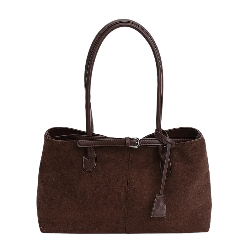 LEFTSIDE Women's PU Leather Shoulder Bag 2025 Winter New Fashion Retro Underarm Bag Luxury Brand Designer Handbags Tote Bags