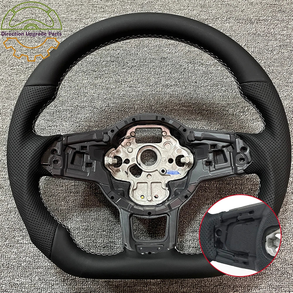 For VW Golf 7 MK7 Polo GTI 7 jetta passat R-Line Golf 6 CC Full Leather Steering Wheel