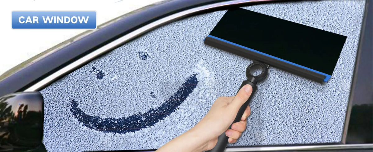 EHOMGUI Telescopic Shower Squeegee for Glass Door Wiper Scraper Cleaner Bathroom Mirror Wiper Scraper Glass Cleaning