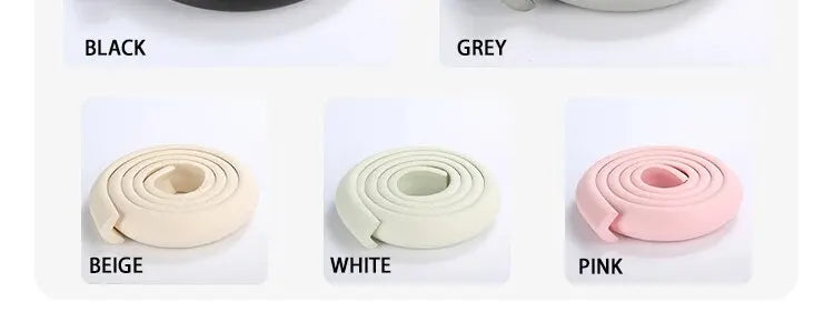 2M Child Bumper Strips Baby Safety Bumper Strips Table Safety Edge Coffee Table Corner Protection Strips