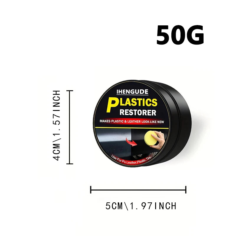 Car Plastic Scratch Repair Paste Interior Dashboard Plastic Scratch Removal Paste Plastic and Leather Maintenance