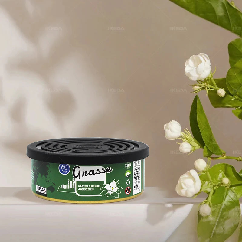 Car Interior Air Freshener Decorative Accessories Natural Wood Block Canned Car Aromatherapy Multi-functional Fiber Deodorant
