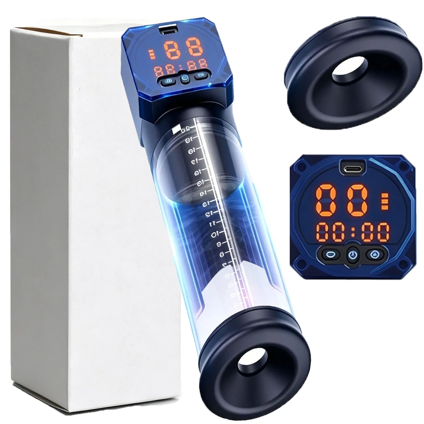 Electric Penis Pump for Man Automatic Vacuum Sucking Vibrator Enlarge IPX7 Waterproof 5 Suction 6 Training Modes Adult Sex Toys