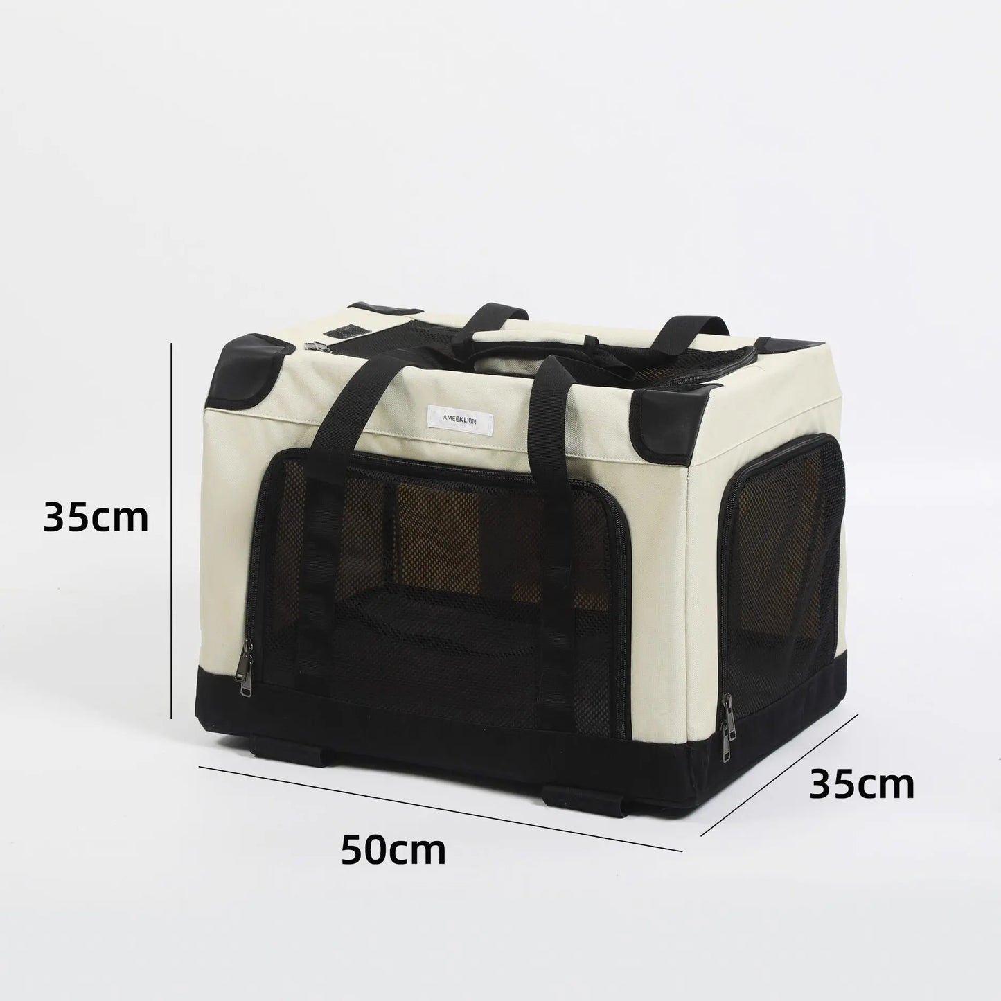 Large Wheel Breathable Pet Rolling Carrier Large Capacity Travel Bag For Two Cats Dogs Portable Car Pet Stroller