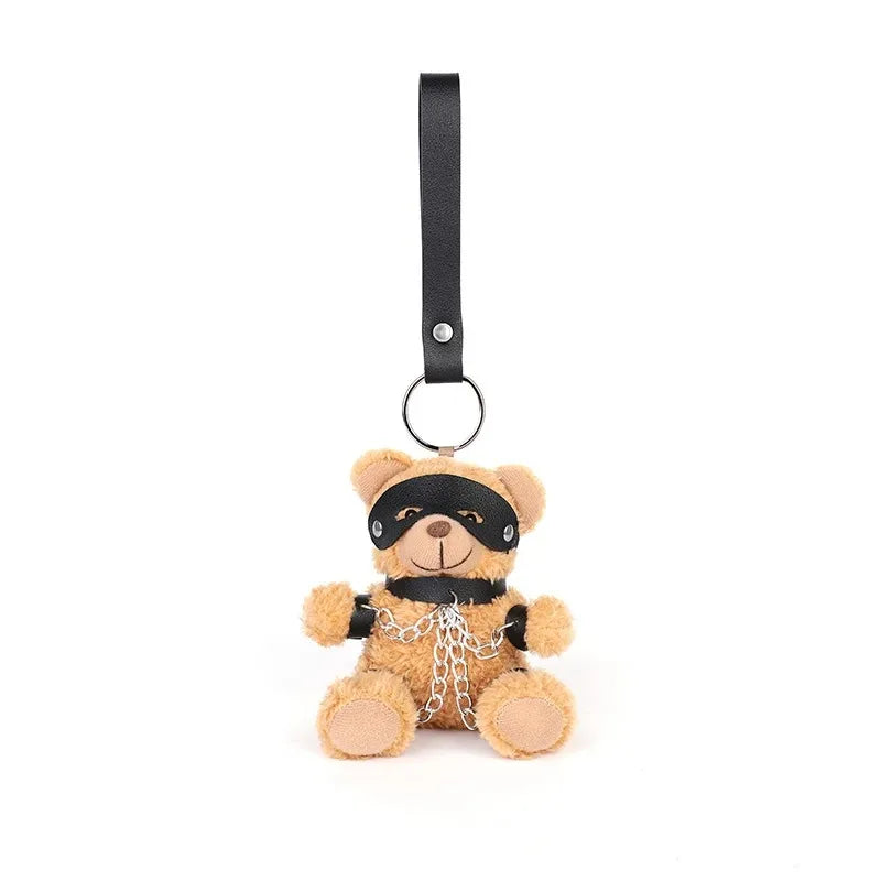 RTET Valentines Gifts for Her or Him BDSM Lover Bear for Submissive Dominant Gift Kinky Fetish Plush Bear Bondage Gifts