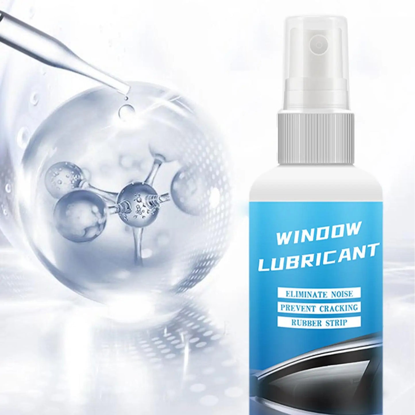 100ml Silicone Spray Lubricant Multi Surface Rubber Care Lubrication For Window Door Seals Car Maintenance Eliminates Noise