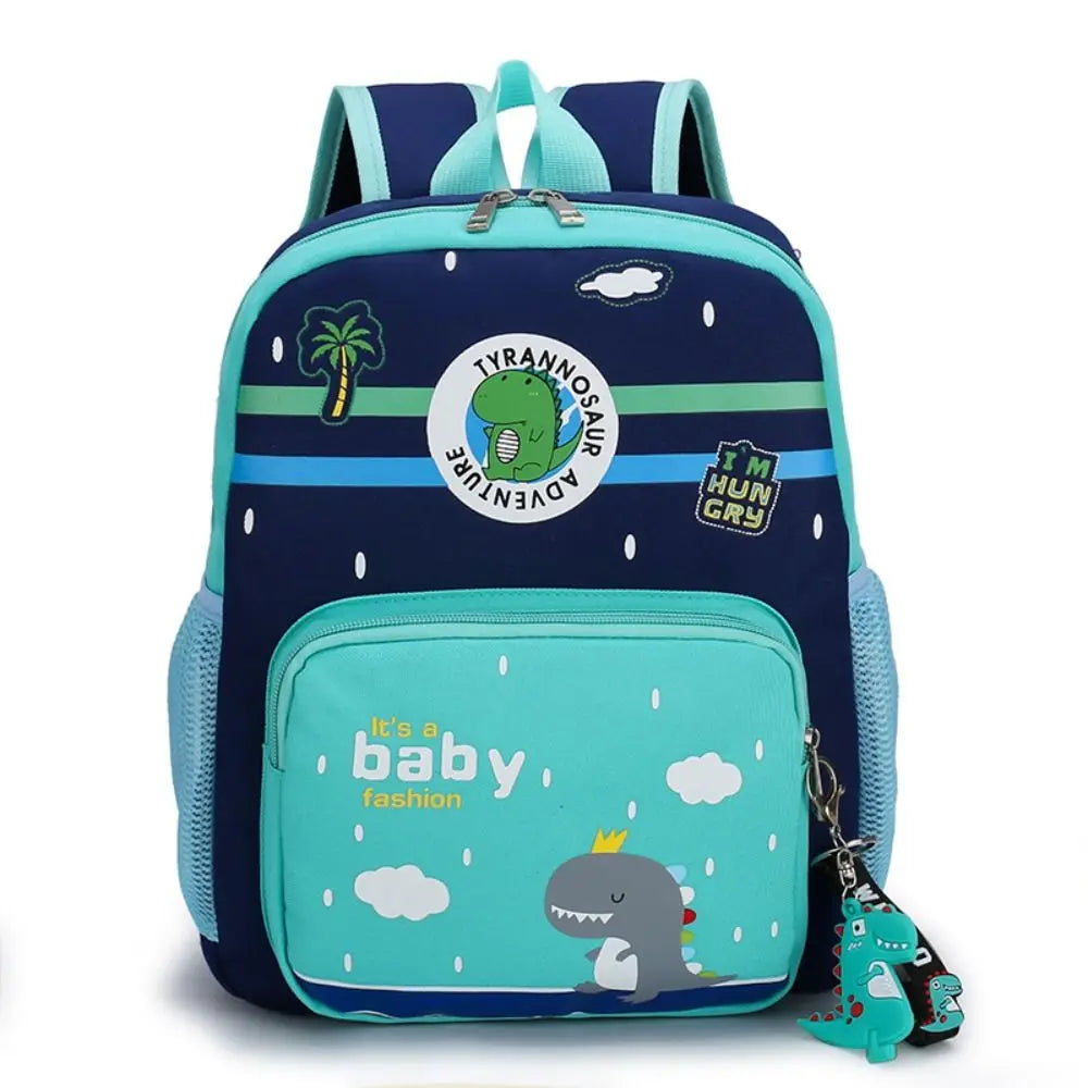 Durable Cute Backpack Cartoon Dinosaur Waterproof Students Bag Kindergarten Large Capacity School Bag for Children