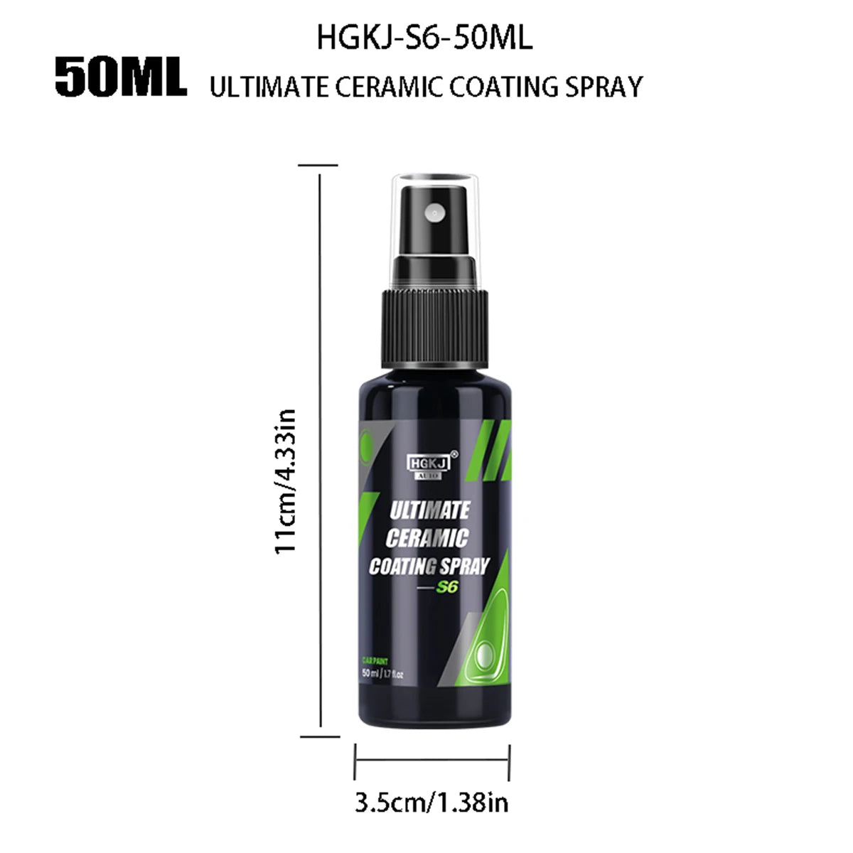 Ultimate nano ceramic coating. Car nano crystal spray. Brilliant gloss restoring crystal polish,protects paint, enhances shine