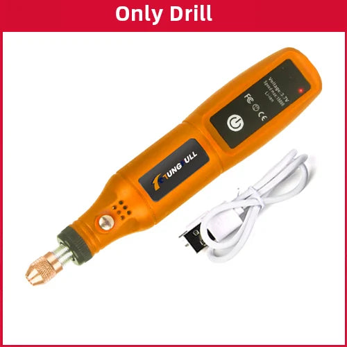 DIY Mini Rotary Tool USB Engraving Tool Dremel Tool Mini Grinder Machine Mini Wireless Drill Rechargeable Polishing Machine