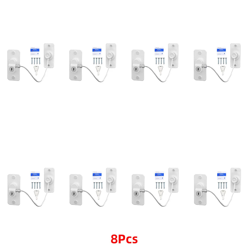 4/8Pcs/lot Child Protection Baby Safety Window Lock Child Safety Locks Protection for Windows From Children Lock