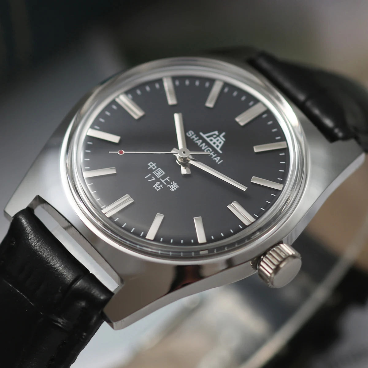Shanghai Watch Vintage Collector Timepiece Gift for Gentlemen Wholesale Drop Shipping Men's Manual Mechanical Watches