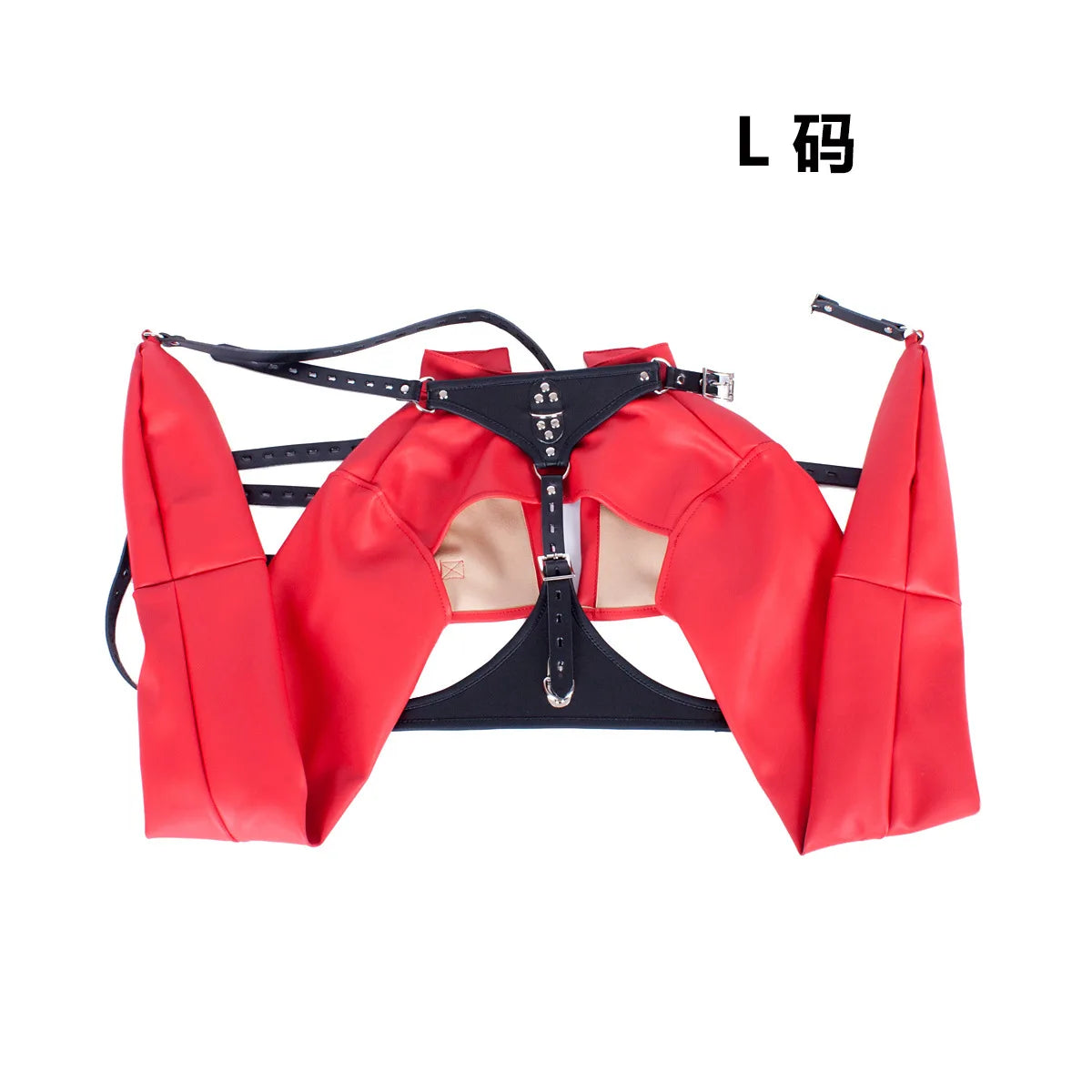 Female Leather Revealing Restraint Clothing Punk Style Couple Sex Bdsm